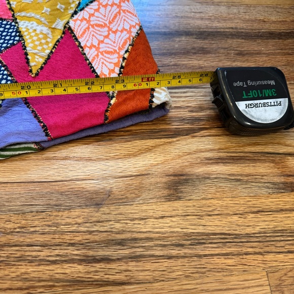 Vintage 60’s Patchwork A-Line Skirt  Multicolor Approx Size M See Measurements - Picture 12 of 12